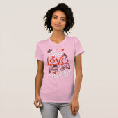 True Love Never Have Endings Romantic Valentine  T-Shirt (Vorne ganz)