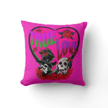 True Love Pink Custom Skull Couple