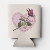 True Love Rose Wedding Dosenkühler (Rückseite)