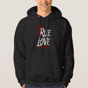 True Love Rotes Kreuz Ostern Hoodie