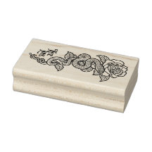 TRUE LOVE Schlange auf Rose