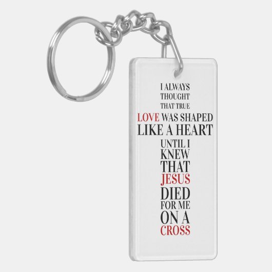 True love schlüsselanhänger (Vorderseite links)