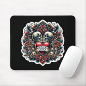 True Love Skeletts Ristorante da Enzo Mousepad (Mit Mouse)