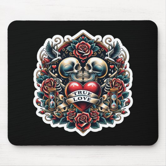 True Love Skeletts Ristorante da Enzo Mousepad (Vorne)