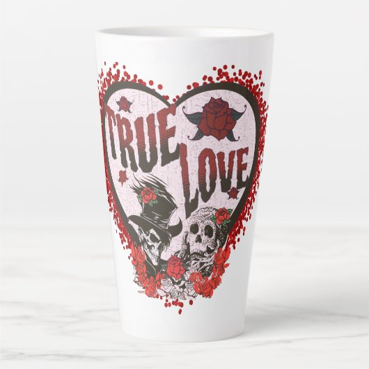 True Love Skull Couple Milchtasse (Vorderseite)