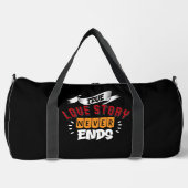 True Love Story Never Ends Duffle Bag (Vorderseite)