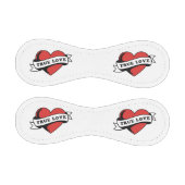 True Love Tattoo Heart | Klassisches Romandesign Baseball (Paneele)
