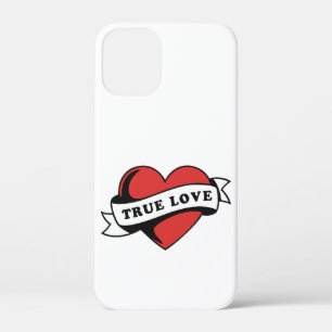 True Love Tattoo Heart Klassisches Romandesign Case-Mate iPhone Hülle