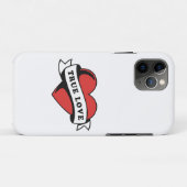 True Love Tattoo Heart | Klassisches Romandesign Case-Mate iPhone Hülle (Rückseite (Horizontal))