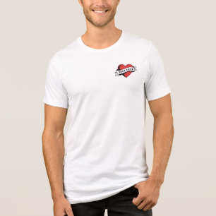 True Love Tattoo Heart Klassisches Romandesign Tri-Blend Shirt