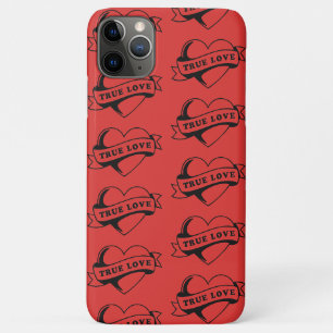 True Love Tattoo Herz Klassisches Romantik-Desig Case-Mate iPhone Hülle