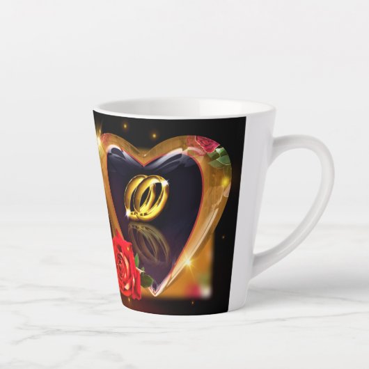 True Love Wedding Day Milchtasse (Rechts)