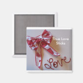 True LoveSticks Magnet rot (Vorderseite/Rückseite)