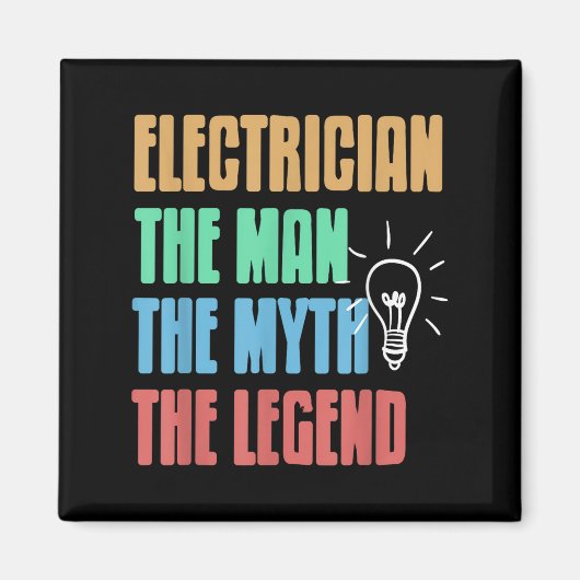 True Master Power Icon Spaß Legend Electrical Magnet (Vorne)