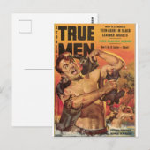 True Men 3 Postkarte (Vorne/Hinten)