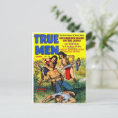 True Men 6 Postkarte (Stehend Vorderseite)