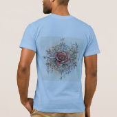 True North Bliss | Rose Compass Tattoo T-Shirt (Rückseite)
