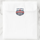 True North Certified — Winter Überlebt Aufkleber (Tasche)