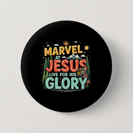 True North Christliches Ferienlager Vbs 2025 Seine Button (Vorderseite)