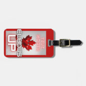 True North - Elbows Up-Tasse Gepäckanhänger (Vorderseite horizontal)