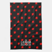 True North Strong and Free Canadian Geschirrtuch (Vertikal)