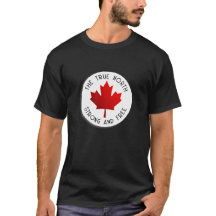 True North Strong and Free O Canada Maple Leaf
