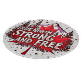 True North Strong Free Schneidebrett (Ecke)