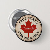 True North Strong und Free Button (Vorne & Hinten)