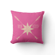 True North Throw Pillows