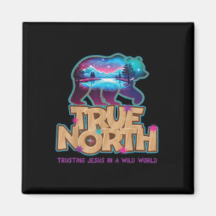 True North Vertrauend auf Jesus Vbs 2025 Wilde Wel Magnet