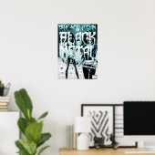 True Norwegisches Schwarzes Metall Poster (Heimbüro)