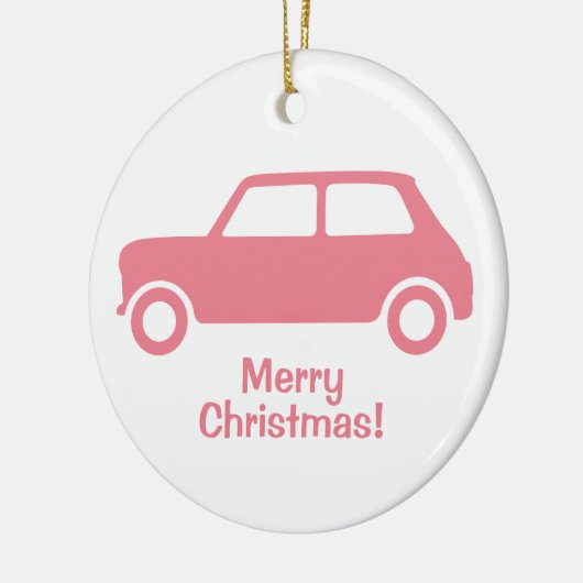 True Pink Mini Cooper Ornament - Persönlich gestal (Links)