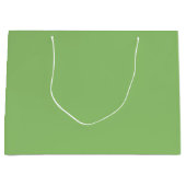 True Pistachio Green Große Geschenktüte (Vorderseite)