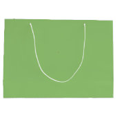 True Pistachio Green Große Geschenktüte (Rückseite)