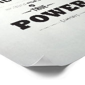 True Power - 8"x10" Art Print Poster (Ecke)