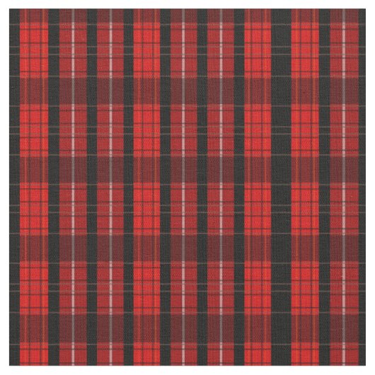 True Red Kariert Pattern Stoff (Nahaufnahme)