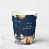 True Space First Trip Around The Sun 1st Birthday Pappbecher (Links)