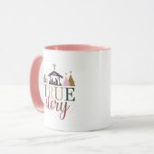 True Story Christmas Bibel Verse Tasse (Vorderseite Links)