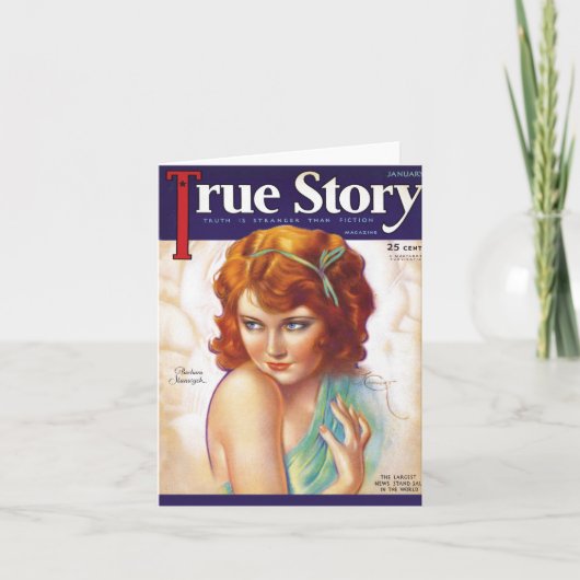 True Story Grußkarte 1932 Karte (Vorderseite)