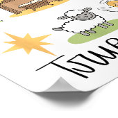 True Story Jesus Nativity Christian Christmas  Poster (Ecke)