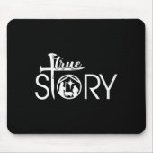 True Story Of Jesus Birth Christmas Nativity Chris Mousepad (Vorne)