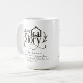True Story Religious Christmas Kaffeetasse (Vorderseite Links)