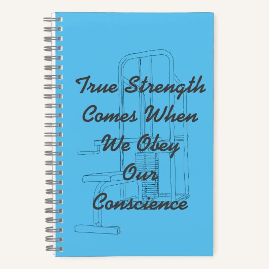 True Strength Light Bullet Journal Notizblock (Vorderseite)