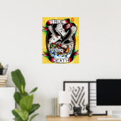 True Till Death Print Poster (Heimbüro)