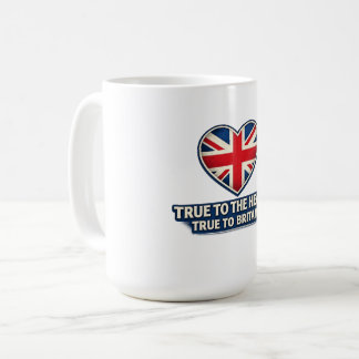 True to the Heart, True to Britain – Union Jack Kaffeetasse