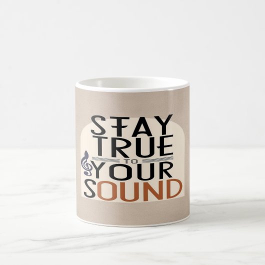 True to Your Sound Option 2 bleibe Kaffeetasse (Mittel)