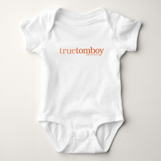 True Tomboy Girls Rule Baby Strampler (Vorderseite)