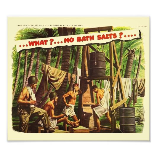 True Towel Tales Nr. 3 von 6 Foto Print (Vorne)