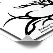 True Tribal Tattoo Flash Sheet-Z06 Poster (Ecke)