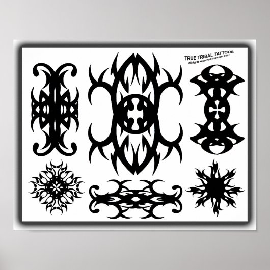 True Tribal Tattoos-01 Poster (Vorne)